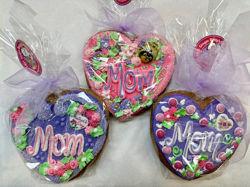 Gingerbread Heart of Love Mother's Day Cookie