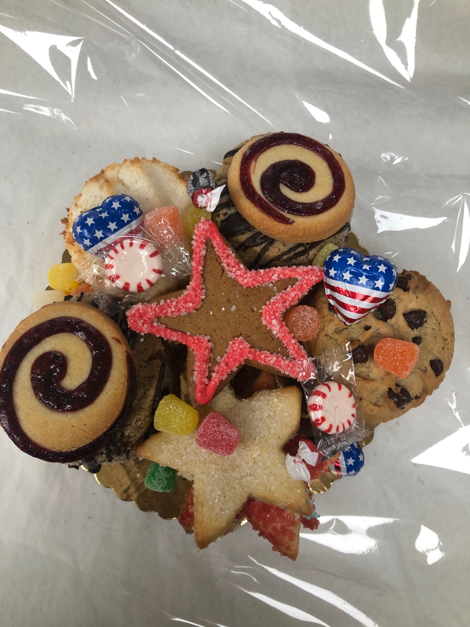 Red, White & Blue Cookie Tray